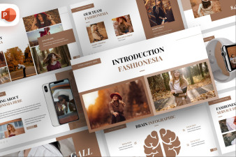 Warm Aesthetic Fashion Presentation Template